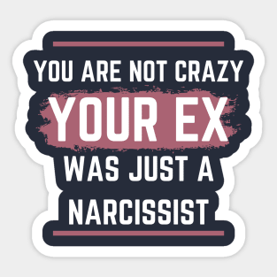 Narcissist Ex Sticker